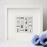 New York personalised illustrated wall art